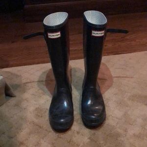 Black Kids Hunter Boots